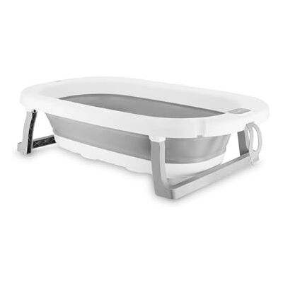Momi Baignoire NATA à partir de 0 ans, pliable, pour bébés et enfants pesant jusqu’à 25 kg, avec pieds rabattables, avec fixation pour pommeau de douche et bouchon de vidange - Publicité Momi Baignoire NATA à partir de 0 ans, pliable, pour bébés et enfants pesant jusqu’à 25 kg, avec pieds rabattables, avec fixation pour pommeau de douche et bouchon de vidange - Publicité