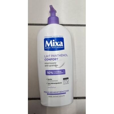 Mixa Lait Panthénol Confort 400 ml – Lait Corporel Nourrissant Anti-Démangeaisons 10% Glycérine & Panthénol Peaux Sèches et Réactives Bébé, Enfant, Adulte, Sans Parfum - Publicité Mixa Lait Panthénol Confort 400 ml – Lait Corporel Nourrissant Anti-Démangeaisons 10% Glycérine & Panthénol Peaux Sèches et Réactives Bébé, Enfant, Adulte, Sans Parfum - Publicité