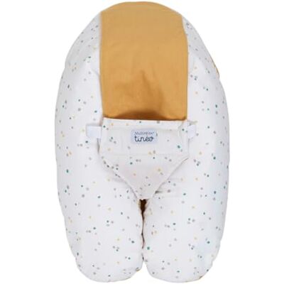 Tinéo Coussin De Grossesse Coussin d'allaitement Multifonctions Multirelax Éponge Déhoussable Fabriqué en France 78 cm x 44 cm (Jaune/Pois) - Publicité Tinéo Coussin De Grossesse Coussin d'allaitement Multifonctions Multirelax Éponge Déhoussable Fabriqué en France 78 cm x 44 cm (Jaune/Pois) - Publicité