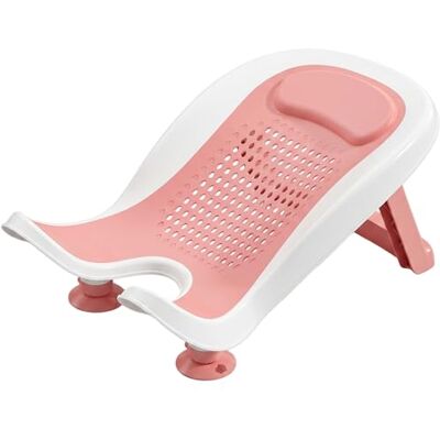 Tsawntd Sièges de bain, support de bain pour bébé, baignoire ergonomique pour nouveau-né avec ventouse et jambe, solution d'évier antidérapante pour 0 à 12 mois – Style 3 - Publicité Tsawntd Sièges de bain, support de bain pour bébé, baignoire ergonomique pour nouveau-né avec ventouse et jambe, solution d'évier antidérapante pour 0 à 12 mois – Style 3 - Publicité