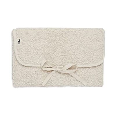 Jollein Tapis à langer bébé – Bouclé – Tapis à langer de voyage pliable – 71x50 cm – Doux, Déperlant & Lavable – Avec liens – Idéal pour les déplacements – Couleur Naturel - Publicité Jollein Tapis à langer bébé – Bouclé – Tapis à langer de voyage pliable – 71x50 cm – Doux, Déperlant & Lavable – Avec liens – Idéal pour les déplacements – Couleur Naturel - Publicité