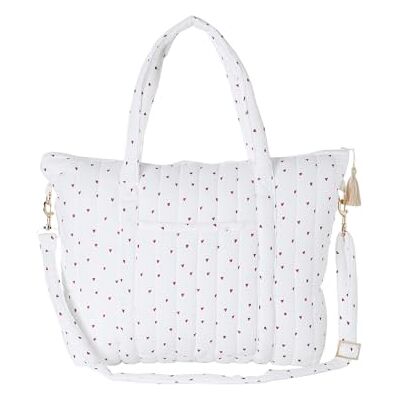 VERTBAUDET Sac à Langer à Bandoulière et Poches Gaze de Coton Vanille TU - Publicité VERTBAUDET Sac à Langer à Bandoulière et Poches Gaze de Coton Vanille TU - Publicité