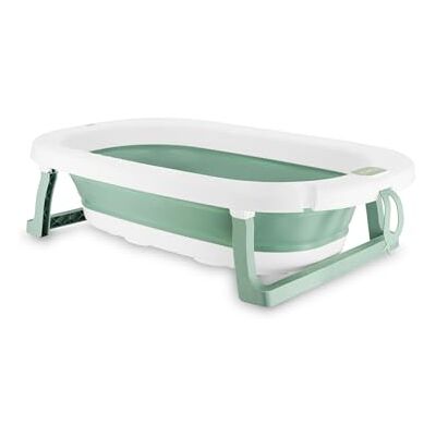 Baignoire pour bébé MoMi NATA - Vert, Pliable, Compacte, avec Bouchon de Vidange - Publicité Baignoire pour bébé MoMi NATA - Vert, Pliable, Compacte, avec Bouchon de Vidange - Publicité