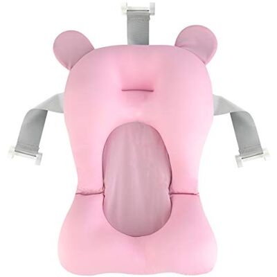 Josopa Coussin de Baignoire pour Nouveau-Né Anti-Dérapant,Siège de Baignoire pour Lit de Baigneur Flottant pour Douche de Bébé - Publicité Josopa Coussin de Baignoire pour Nouveau-Né Anti-Dérapant,Siège de Baignoire pour Lit de Baigneur Flottant pour Douche de Bébé - Publicité
