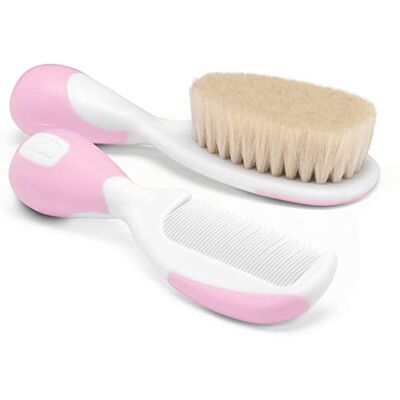 Artsana Chicco Hygiène et soins Brosse Et Peigne Soie Naturelle Rose O M+ - Publicité Artsana Chicco Hygiène et soins Brosse Et Peigne Soie Naturelle Rose O M+ - Publicité