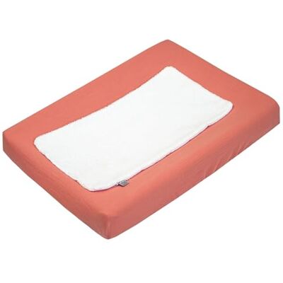 Sevira Kids - Jeanne - Terracotta Rouge - Housse de matelas à langer - Publicité Sevira Kids - Jeanne - Terracotta Rouge - Housse de matelas à langer - Publicité