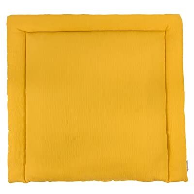 KraftKids Matelas à langer en crêpe double crépon Jaune 78 x 78 cm (l x p) - Publicité KraftKids Matelas à langer en crêpe double crépon Jaune 78 x 78 cm (l x p) - Publicité