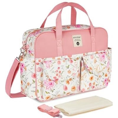 SONARIN Grande Capacité Multifonctionnel Sac à Langer pour Bébé Fourre-tout,Imperméable Sac à Langer Bandoulière Bébé Sac de Maternité Sac à Couches de Voyage avec Matelas à Langer - Publicité SONARIN Grande Capacité Multifonctionnel Sac à Langer pour Bébé Fourre-tout,Imperméable Sac à Langer Bandoulière Bébé Sac de Maternité Sac à Couches de Voyage avec Matelas à Langer - Publicité