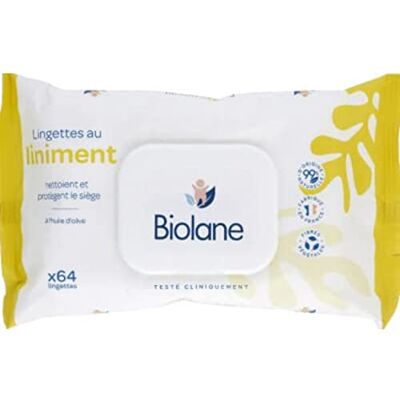 Biolane Lingette liminent Le paquet de 64 - Publicité Biolane Lingette liminent Le paquet de 64 - Publicité