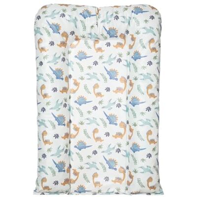 Babycalin MATELAS A LANGER FLOCONS HYPOALLERGÉNIQUE FUNNY DINO 50X70CM - Publicité Babycalin MATELAS A LANGER FLOCONS HYPOALLERGÉNIQUE FUNNY DINO 50X70CM - Publicité