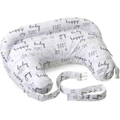 Chicco Boppy Coussin d'allaitement Deluxe pour Bébés 0+ Mois, Forme Ergonomique, Coussin Enfant et Nid Bébé pour l'allaitement et Le Biberon, Rembourrage Complet, Amovible et Lavable en Machine - Publicité Chicco Boppy Coussin d'allaitement Deluxe pour Bébés 0+ Mois, Forme Ergonomique, Coussin Enfant et Nid Bébé pour l'allaitement et Le Biberon, Rembourrage Complet, Amovible et Lavable en Machine - Publicité