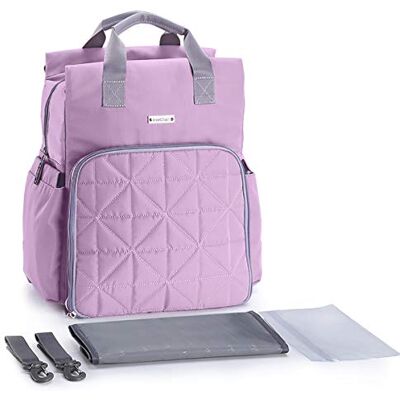SONARIN Multifonction Imperméable Sac à Dos à Langer pour Bébé,matelas à langer,Sac à Couches,Sac antichoc pour ordinateur, Sacs isothermes pour bouteilles,Grande Capacité, Lavable en Machine - Publicité SONARIN Multifonction Imperméable Sac à Dos à Langer pour Bébé,matelas à langer,Sac à Couches,Sac antichoc pour ordinateur, Sacs isothermes pour bouteilles,Grande Capacité, Lavable en Machine - Publicité