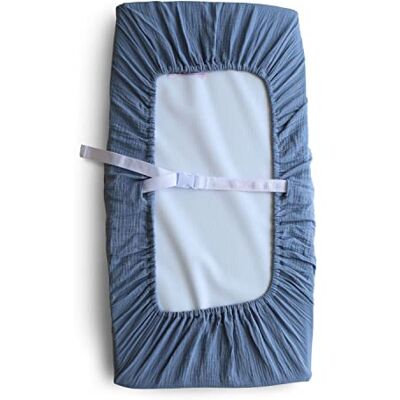 mushie Housse de Matelas à Langer Lavable 70x45 Cm Convient pour Matelas à Langer Standard Sangles de Sécurité Réglables Accessoires pour Bébé, Jeunes Enfants Garçons et Filles - Publicité mushie Housse de Matelas à Langer Lavable 70x45 Cm Convient pour Matelas à Langer Standard Sangles de Sécurité Réglables Accessoires pour Bébé, Jeunes Enfants Garçons et Filles - Publicité