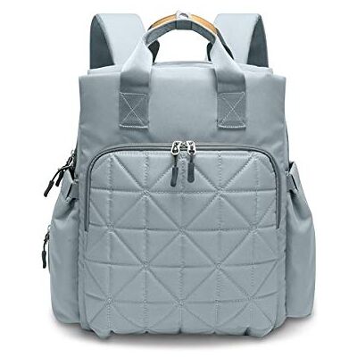SONARIN Imperméable Sac à Dos à Langer Bébé Avec matelas à langer,Grande Capacité,Sac à Couches, Organisateur de Sac à Dos de Voyage,jusqu'à 17 poches,Conçu pour les Mères du Post-Partum(Gris) - Publicité SONARIN Imperméable Sac à Dos à Langer Bébé Avec matelas à langer,Grande Capacité,Sac à Couches, Organisateur de Sac à Dos de Voyage,jusqu'à 17 poches,Conçu pour les Mères du Post-Partum(Gris) - Publicité