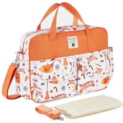 SONARIN Grande Capacité Multifonctionnel Sac à Langer pour Bébé Fourre-tout,Imperméable Sac à Langer Bandoulière Bébé Sac de Maternité Sac à Couches de Voyage avec Matelas à Langer - Publicité SONARIN Grande Capacité Multifonctionnel Sac à Langer pour Bébé Fourre-tout,Imperméable Sac à Langer Bandoulière Bébé Sac de Maternité Sac à Couches de Voyage avec Matelas à Langer - Publicité