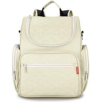 SONARIN Multifonction Sac à Dos à Langer Bébé étanche Avec matelas à langer et poussette sangle,Sac à Couches, Organisateur de Sac à Dos de Voyage,Grande Capacité, élégant et durable(Blanc Crémeux) - Publicité SONARIN Multifonction Sac à Dos à Langer Bébé étanche Avec matelas à langer et poussette sangle,Sac à Couches, Organisateur de Sac à Dos de Voyage,Grande Capacité, élégant et durable(Blanc Crémeux) - Publicité