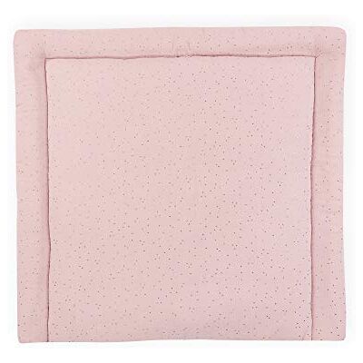KraftKids Matelas à langer, en mousseline, à pois dorés sur rose, 75 x 70 cm (l x p) - Publicité KraftKids Matelas à langer, en mousseline, à pois dorés sur rose, 75 x 70 cm (l x p) - Publicité