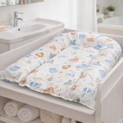 Easy Dort Matelas à Langer 70x45 cm PU Motif Animaux Lavable & Imperméable Bords surélevés Facile à nettoyer Fabriqué en France - Publicité Easy Dort Matelas à Langer 70x45 cm PU Motif Animaux Lavable & Imperméable Bords surélevés Facile à nettoyer Fabriqué en France - Publicité