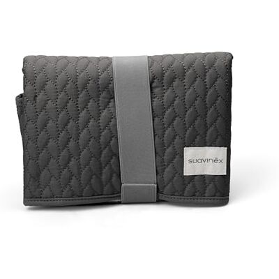 Suavinex , Matelas à Langer Bébé Portable, Tapis à Langer de Voyage, Imperméable, Traitement Waterproof, Pliable, Rembourré, Facile à Nettoyer, à Plier et à Ranger dans le Sac, Cadeau Nouveau-né, Gris - Publicité Suavinex , Matelas à Langer Bébé Portable, Tapis à Langer de Voyage, Imperméable, Traitement Waterproof, Pliable, Rembourré, Facile à Nettoyer, à Plier et à Ranger dans le Sac, Cadeau Nouveau-né, Gris - Publicité