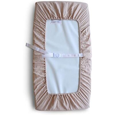 mushie Housse de Matelas à Langer Lavable 70x45 Cm Convient pour Matelas à Langer Standard Sangles de Sécurité Réglables Accessoires pour Bébé, Jeunes Enfants Garçons et Filles - Publicité mushie Housse de Matelas à Langer Lavable 70x45 Cm Convient pour Matelas à Langer Standard Sangles de Sécurité Réglables Accessoires pour Bébé, Jeunes Enfants Garçons et Filles - Publicité