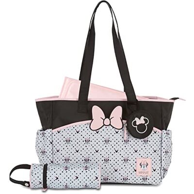 Cudlie Disney Diaper Tote Bag For Moms Large Spacious Travel For Baby Boy And Girl 17-inch Multi-functional Baby Bag, Disney Sac à langer - Publicité Cudlie Disney Diaper Tote Bag For Moms Large Spacious Travel For Baby Boy And Girl 17-inch Multi-functional Baby Bag, Disney Sac à langer - Publicité