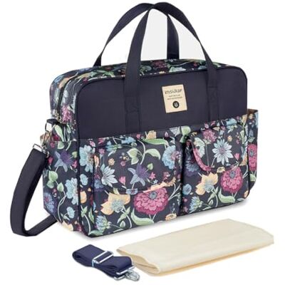 SONARIN Grande Capacité Multifonctionnel Sac à Langer pour Bébé Fourre-tout,Imperméable Sac à Langer Bandoulière Bébé Sac de Maternité Sac à Couches de Voyage avec Matelas à Langer - Publicité SONARIN Grande Capacité Multifonctionnel Sac à Langer pour Bébé Fourre-tout,Imperméable Sac à Langer Bandoulière Bébé Sac de Maternité Sac à Couches de Voyage avec Matelas à Langer - Publicité