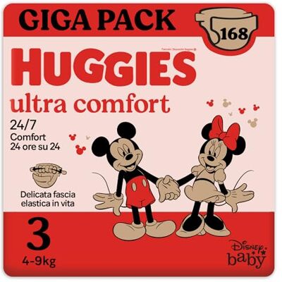 Huggies Ultra Comfort Taille 3 - Couches - Publicité Huggies Ultra Comfort Taille 3 - Couches - Publicité