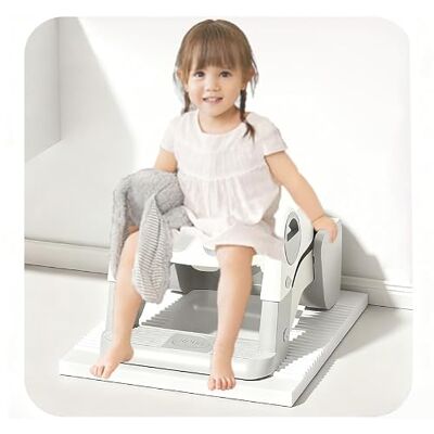 LANTUS Toilette Enfant, Réducteur WC avec Marches, IN I Toilette Pot WC Bebe Antidérapante Adaptateur Toilette Enfant Bébé de Siege Reducteur, Réglable en Hauteur et Pliable, 3 en 1 (gris) - Publicité LANTUS Toilette Enfant, Réducteur WC avec Marches, IN I Toilette Pot WC Bebe Antidérapante Adaptateur Toilette Enfant Bébé de Siege Reducteur, Réglable en Hauteur et Pliable, 3 en 1 (gris) - Publicité
