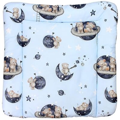 TupTam Matelas à Langer à Motifs pour Bebe Filles et Garçons, Les ours dans le cosmos, 75 x 85 cm - Publicité TupTam Matelas à Langer à Motifs pour Bebe Filles et Garçons, Les ours dans le cosmos, 75 x 85 cm - Publicité