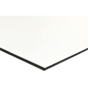 Signalétique.biz France Panneau composite aluminium blanc 3 mm 90 x 90 cm - Publicité Signalétique.biz France Panneau composite aluminium blanc 3 mm 90 x 90 cm - Publicité