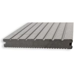 Gartenwelt Riegelsberger Lame de terrasse WPC à profil complet 20x145 mm Gris clair Longueur 140 cm Terrasse Dielen - Publicité Gartenwelt Riegelsberger Lame de terrasse WPC à profil complet 20x145 mm Gris clair Longueur 140 cm Terrasse Dielen - Publicité