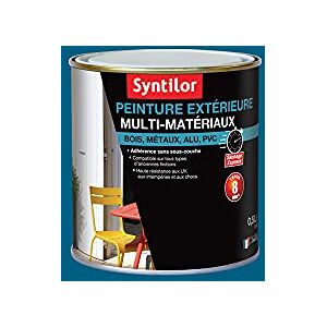 Syntilor Peinture Extérieure Multi-Matériaux Bleu Capri Satiné RAL 5019 0,5L - Publicité Syntilor Peinture Extérieure Multi-Matériaux Bleu Capri Satiné RAL 5019 0,5L - Publicité
