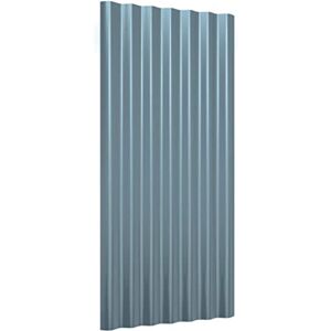Tomostar Lot de 36 Panneaux de Toit Ondulées, Plaque de Toit Panneaux de Toiture 36 pcs Acier enduit de poudre Gris 80x36 cm - Publicité Tomostar Lot de 36 Panneaux de Toit Ondulées, Plaque de Toit Panneaux de Toiture 36 pcs Acier enduit de poudre Gris 80x36 cm - Publicité