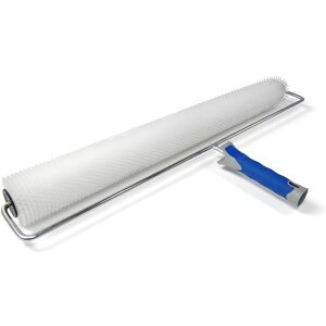 DEWEPRO ® Rouleau Débulleur Ø75x700mm – Longueur des Pics 17 mm – Rouleau d'Aération pour Sol – Support Métallique Robuste avec Poignée Bi-Composante - Publicité DEWEPRO ® Rouleau Débulleur Ø75x700mm – Longueur des Pics 17 mm – Rouleau d'Aération pour Sol – Support Métallique Robuste avec Poignée Bi-Composante - Publicité