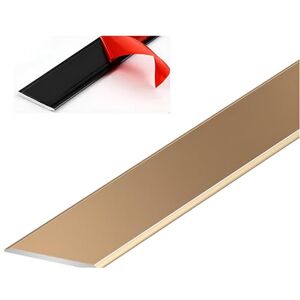 PQPQLI 270cm Barre De Seuil Autoadhésive, Profilé De Transition De Qualité Supérieure Sans Vis, Bande De Recouvrement For Joints De Sol/planchers De Séparation, Bandes De Revêtement De Sol Stratifié(Gold,2*2 - Publicité PQPQLI 270cm Barre De Seuil Autoadhésive, Profilé De Transition De Qualité Supérieure Sans Vis, Bande De Recouvrement For Joints De Sol/planchers De Séparation, Bandes De Revêtement De Sol Stratifié(Gold,2*2 - Publicité