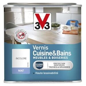 V33 Vernis Protect Cuisine Salle de Bains Mat Incolore - Publicité V33 Vernis Protect Cuisine Salle de Bains Mat Incolore - Publicité