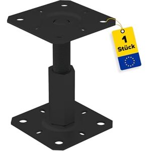 GRUNDLINE Ancre de poteau réglable en hauteur de 100 à 150 mm Ancre de poteau à visser Pied de support Ancrage de poteau Manchon à visser Ancre Tige filetée M20 Plaque d'ancrage 100/100x3 mm - Publicité GRUNDLINE Ancre de poteau réglable en hauteur de 100 à 150 mm Ancre de poteau à visser Pied de support Ancrage de poteau Manchon à visser Ancre Tige filetée M20 Plaque d'ancrage 100/100x3 mm - Publicité