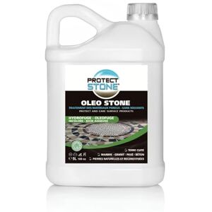 PROTECT STONE Hydrofuge Imperméabilisant pour sols 5L (100m²) Oleo Stone Protecteur Sol Mat Incolore Pavés/dalles/pierres Augmente la résistance au sol contre la pénétration des liquides et salissures - Publicité PROTECT STONE Hydrofuge Imperméabilisant pour sols 5L (100m²) Oleo Stone Protecteur Sol Mat Incolore Pavés/dalles/pierres Augmente la résistance au sol contre la pénétration des liquides et salissures - Publicité