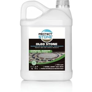 PROTECT STONE Hydrofuge Imperméabilisant pour sols 1L (20m²) Oleo Stone Protecteur Sol Mat Incolore Pavés/dalles/pierres Augmente la résistance au sol contre la pénétration des liquides et salissures - Publicité PROTECT STONE Hydrofuge Imperméabilisant pour sols 1L (20m²) Oleo Stone Protecteur Sol Mat Incolore Pavés/dalles/pierres Augmente la résistance au sol contre la pénétration des liquides et salissures - Publicité