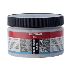 Amsterdam Médiums à effets Ponce grossière 250 ml Ajoute de la texture aux peintures Utiliser directement ou mélangé Imperméable à l'eau une fois sec - Publicité Amsterdam Médiums à effets Ponce grossière 250 ml Ajoute de la texture aux peintures Utiliser directement ou mélangé Imperméable à l'eau une fois sec - Publicité