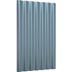 Tomostar Lot de 12 Panneaux de Toit Ondulées, Plaque de Toit Panneaux de Toiture 12 pcs Acier galvanisé Gris 60x36 cm - Publicité Tomostar Lot de 12 Panneaux de Toit Ondulées, Plaque de Toit Panneaux de Toiture 12 pcs Acier galvanisé Gris 60x36 cm - Publicité