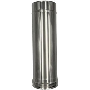 EINSIDE Tuyau double paroi en acier inoxydable AISI 316 longueur 500 mm, cheminée avec isolation en laine de roche, ø 150-200 mm - Publicité EINSIDE Tuyau double paroi en acier inoxydable AISI 316 longueur 500 mm, cheminée avec isolation en laine de roche, ø 150-200 mm - Publicité