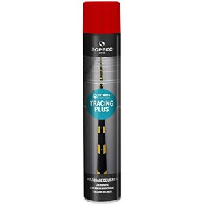Soppec TRACEUR DE LIGNE POUR MARQUAGE AU SOL ROUGE TRACING PLUS 750 ML-151704 - Publicité Soppec TRACEUR DE LIGNE POUR MARQUAGE AU SOL ROUGE TRACING PLUS 750 ML-151704 - Publicité