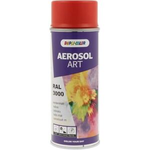 DUPLI-COLOR Art en aérosol RAL 3000 Rouge feu - Peinture en spray - Publicité DUPLI-COLOR Art en aérosol RAL 3000 Rouge feu - Peinture en spray - Publicité