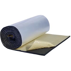 CCLIFE Tapis d'isolation avec couche d'aluminium voiture Homologué ECM 25mm auto-adhésif en caoutchouc, résistant à l'humidité et au feu, isolation phonique auto-adhésive 1x 4m-4㎡ Probauwerk - Publicité CCLIFE Tapis d'isolation avec couche d'aluminium voiture Homologué ECM 25mm auto-adhésif en caoutchouc, résistant à l'humidité et au feu, isolation phonique auto-adhésive 1x 4m-4㎡ Probauwerk - Publicité