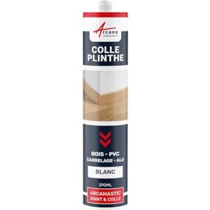 ARCANE INDUSTRIES Colle plinthe, bois et carrelage, pose facile 290 ml x 1 Blanc - Publicité ARCANE INDUSTRIES Colle plinthe, bois et carrelage, pose facile 290 ml x 1 Blanc - Publicité