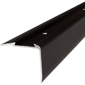 PROVISTON Nez de marche Alu anodisé Bronze foncé Largeur 58 mm Hauteur 45 mm Longueur 1000 mm Nez de marche à visser Nez de marche escalier Cornière alu 1 pièce - Publicité PROVISTON Nez de marche Alu anodisé Bronze foncé Largeur 58 mm Hauteur 45 mm Longueur 1000 mm Nez de marche à visser Nez de marche escalier Cornière alu 1 pièce - Publicité