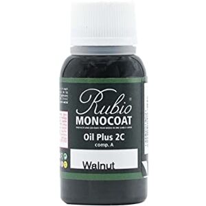 Rubio Monocoat Oil Plus Part A, chêne, 20 ml, teinture et finition pour bois d'intérieur, sûr pour les aliments, mono-couche, huile de lin, à base de plantes, sans COV/solvant, huile de cire pour - Publicité Rubio Monocoat Oil Plus Part A, chêne, 20 ml, teinture et finition pour bois d'intérieur, sûr pour les aliments, mono-couche, huile de lin, à base de plantes, sans COV/solvant, huile de cire pour - Publicité