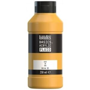 Liquitex Basics Fluid 250 ml Or - Peinture Acrylique - Publicité Liquitex Basics Fluid 250 ml Or - Peinture Acrylique - Publicité