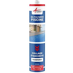 ARCANE INDUSTRIES Mastic piscine, colle et étanchéité, pvc, carrelage 290 ml x 1 Transparent - Publicité ARCANE INDUSTRIES Mastic piscine, colle et étanchéité, pvc, carrelage 290 ml x 1 Transparent - Publicité